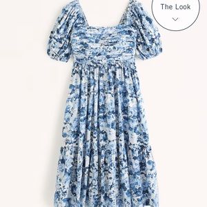 Abercrombie Emerson Dress in Blue Floral